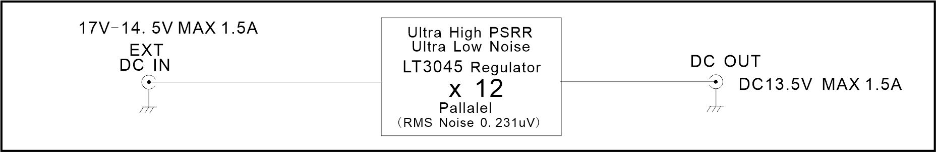 LT3045×12 ultra-low-noise regulator circuit
